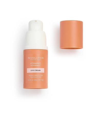 Revolution Skincare Vitamin C Brightening Eye Cream - Reduce Dark Circles - Vegan & Cruelty Free - 0.5fl.oz/15ml - Buy Online on GoSupps.com