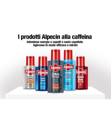 Alpecin Caffeine Liquid 3 x 200 ml | Lotion anti-chute pour homme pour la croissance naturelle des cheveux | Produits contre l'amincissement et la chute h r ditaire | Fortifie et stimule les racines - Buy Online on GoSupps.com