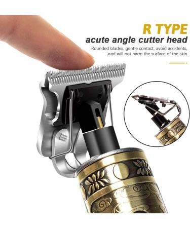 Professional Cordless Hair Clippers for Men - Close Cutting T-Blade Trimmer with 120 Minutes Runtime - Durable and Rechargeable - 2 Bronze Clippers Included - Buy Online on GoSupps.com