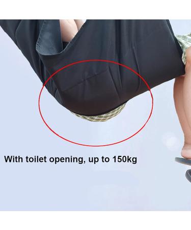 Toileting Patient Lift Sling with Head Support Medical Commode Full Body Sling Shower Sling for Patient Lifts for Elderly Disabled - Buy Online on GoSupps.com