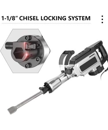 A-KARCK Heavy Duty 1-1/8 Hex Shank Scraping Chisel Bit for Electric Jack Hammer - Ideal for Tile and Stone Removal - Buy Online on GoSupps.com