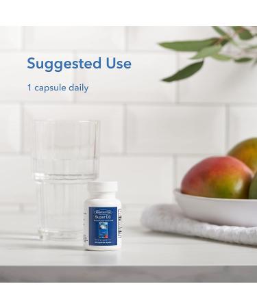Allergy Research Group Super D3 - Bone & Immune Support - 60 Vegetarian Capsules - Buy Online on GoSupps.com
