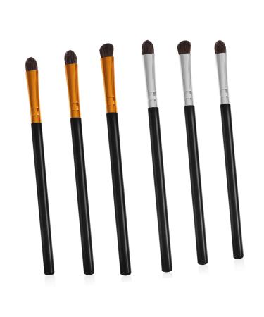 BELLIFFY 6pcs Eyeshadow Brush for under Eye Foundation Brush for Liquid Makeup Eye Shadow Brush Plastic