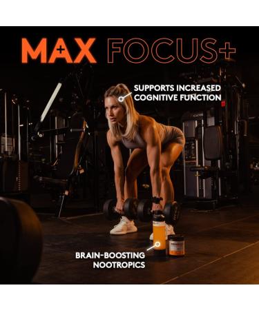 AminoLean MAX Pre Workout - Intense Energy, Massive Pumps, Laser Focus - Sweet Peach Flavor | Natural Caffeine, Nitric Oxide, Beta Alanine, BCAAs, Nootropics - 25 Servings - Buy Online on GoSupps.com