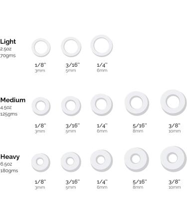 JMU 1/8 Inch Medium Orthodontic Elastics 500 Pack - Latex-Free Dental Rubber Bands (4.5oz) - Made in USA - Buy Online on GoSupps.com