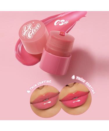 Moisturizing Jelly Lip Balm - Translucent Twist Lip Gloss | Non-Stick Long Lasting Nourishing Plumping Lip Gloss | Portable Hydrating Lip Gloss Lip Tint for Girls Women(03) - Buy Online on GoSupps.com