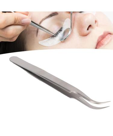 Premium Stainless Steel Hair Removal & Eyelash Extension Tweezers - Curved Multi-Purpose Makeup Tools for Men & Women - Buy Online on GoSupps.com