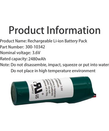 Buy 3.6V/2480mAh Replacement Battery for Honeywell PROSIXC2W - International Shipping Available - Buy Online on GoSupps.com