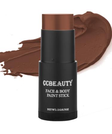 Ccbeauty BodyPaint Colors Brown Creamy Blendable Stick Oil -based Nut -toxic Face Paint make -up pins for face & body Halloween body art party make -up