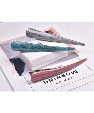 Alligator Clips Hair Crocodile Clips Hair Duckbill Hair Hair Barrettes Clips Styling Hair Clips 6pcs (#2) - Buy Online on GoSupps.com