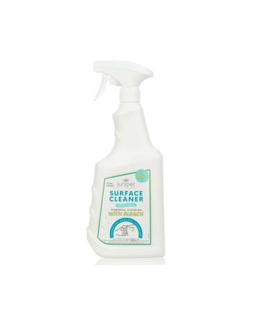 Juniper CLEAN Surface Cleaner With Bleach Powerful Stain Remover All-Purpose Cleaner for Bathroom Kitchen Toilet 25 Fl. Oz Trigger Spray Bottle (Pack of 1) Total 25 Ounce 740 ml (Pack of 1)