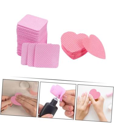  CIYODO 400 Sheets Gel Glue Remover Wipes Eyelash Extension Wipes Nail Cleaning Wipes Adhesive Wipes Paint Stripping Cotton Heart Shape - Buy Online on GoSupps.com
