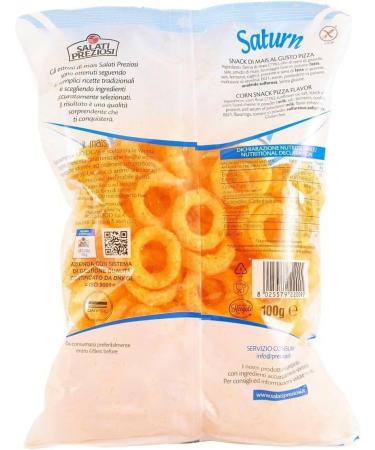Salati Preziosi Anelli Lot de 10 chips de ma s pour pizza chips de 100 g + 1 sachet de th glac San Benedetto au citron sans sucre 330 ml - Buy Online on GoSupps.com