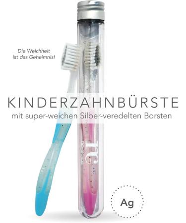 Buy Novacare Silver Children's Toothbrush - Super-Soft Pink | Best Oral Care for Kids - International Shipping Available - Buy Online on GoSupps.com