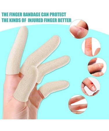 Finger Bandage 20 PCS Finger Cots Finger Protector First Aid Tubular Bandages Finger Sleeves for Finger Sprains Swelling - Buy Online on GoSupps.com