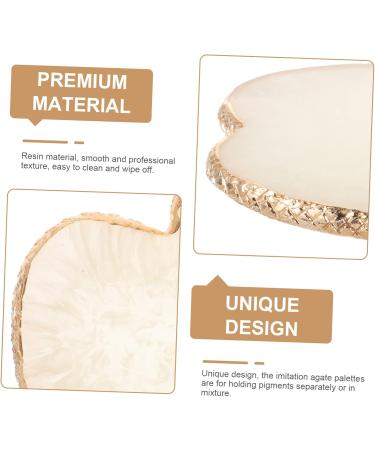 FRCOLOR 1Pc Nailart Mixing Palette Color Mix For Nailart Nail Art Palette Professional Makeup Palette Nail Color Display Plate Color Mixing Palette Tools For Nail Art White Mixing Pigment 9*86cm White - Buy Online on GoSupps.com