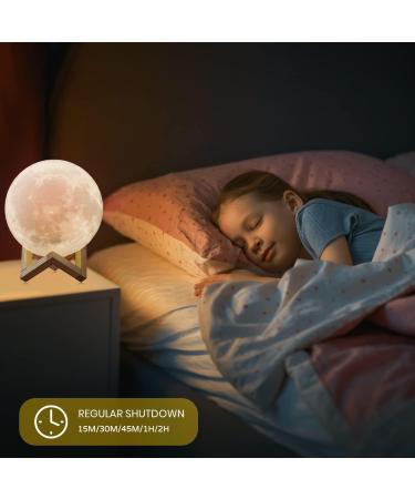 Buy Aced Moon Lamp 2023 - 16 Color 3D Moon Light with Remote & Touch Control - USB Rechargeable - Ideal Gift for Women Girls & Boys - 18cm - Buy Online on GoSupps.com