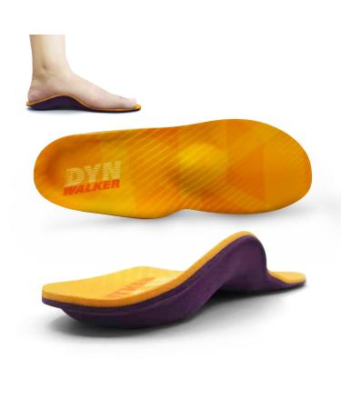 Orthotic Insoles Arch Support DynWalker Orthopedic Shoe Inserts for Metatarsalgia Achilles Tendonitis Overpronation High Arch L L: ( Men 8.5 - 9 )