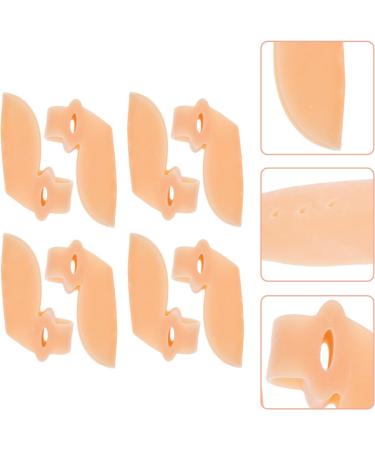 CLISPEED Silicone Thumb Splint Pairs | Toe Separators & Big Toe Spacers for Calluses, Bunions & Hallux Valgus Relief | Toe Straightener & Hammer Toe Protector Skin Color - Buy Online on GoSupps.com