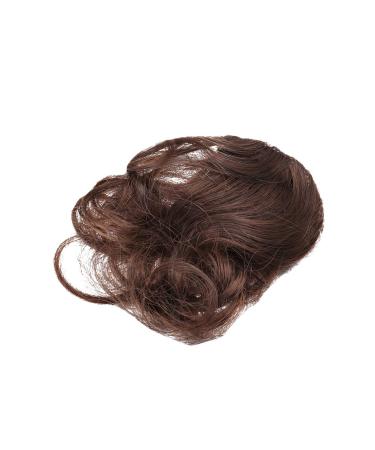 minkissy 1pc Front Hair Fringe Flat Bangs Clip in Bangs Wig with Bang Clip Hair Fringe Clip in Fringe Afro Wig Bangs Clip in Hair Extensions Hair Tassel Fake Bangs Woman Small Roll Size 1 Picture 2
