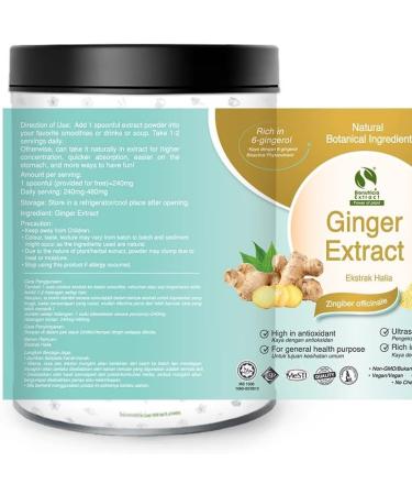 10x Pure 100:1 Ginger standardized extract powder 100g - Buy Online on GoSupps.com