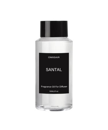Santal Diffuser Oil 150ml Inspired by Santan - Hotel Collection Diffuser Oil & Home Luxury Scents - Comforting Sandalwood Papyrus Cardamom Santal Essential Oils Blend for Aromatherapy Diffuser Santal 5 Fl Oz (Pack of 1)