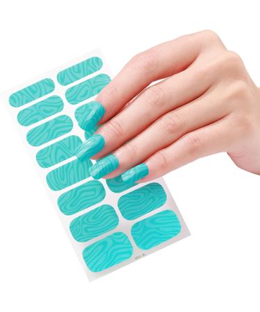 Buy Semi Cured Gel Nails Art Sliders | UV LED Lamp Nail Decals & Stickers for Manicure | Fashion Nail Appliques & Vinyls - Style ZE0392 - Buy Online on GoSupps.com