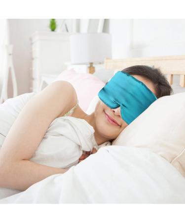 Mulberry Silk Sleep Mask with Ear Cover - Super Soft & Smooth for Sleeping, Travel, Home - Large Size - Buy Online on GoSupps.com