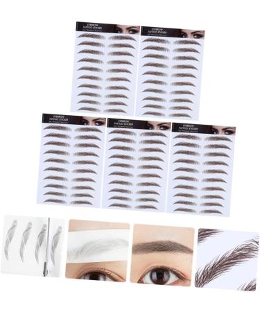 MAGICLULU 10 Pcs Eyebrow Stickers Makeup Eyebrow Sticker Tool Water Proof Water Transfer Paper with Soy Ink 6d - Buy Online on GoSupps.com