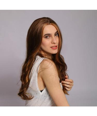 Buy Long Wavy Synthetic Wig for Women - 80s 70s 60s Cosplay Brazilian Curly Hair | International Shipping Available - Buy Online on GoSupps.com