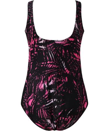 Swimming Suit for Women Sale Clearance Color Block Striped Print Tummy Control Swimsuits High Waist Retro Vintage Monokini Training Bikini Bathing Suits Knotted One Piece Swimming Wear 642-jysgd-8-pink XXL - Buy Online on GoSupps.com
