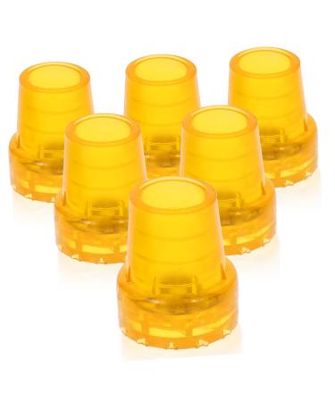 Lurrose 6st anti-slip pads for crutches Space protection made of rubber spare tip for hiking sticks Walk-stick feet walking stick ends walks.