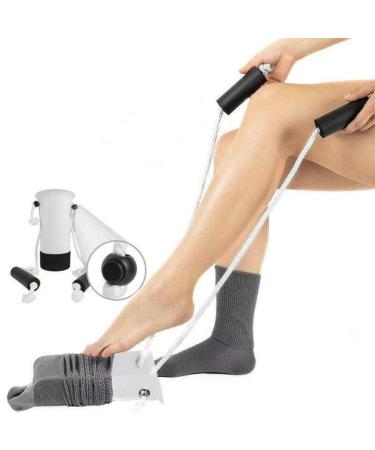 Fairman Socks Aid Easy on and Off Stocking Slider Pulling Assist Device Sock Helper for Elderly/Pregnant or Those with Reduced Mobility to Put on Their Socks Without Bending Down Adjustable