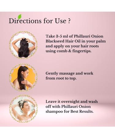 Onion Blackseed Hair Oil - Advanced Hair Growth Solution for Dandruff & Hair Fall - 100ml - International Shipping Available - Buy Online on GoSupps.com