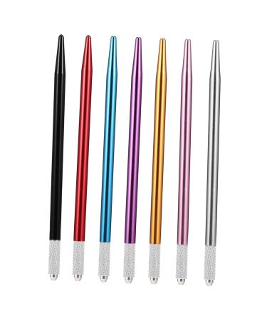 Angoily 7pcs Metal Embroidery Pen Brow Pencil Embroidered Manual Pen Embroidered Pen Cosmetics Korean