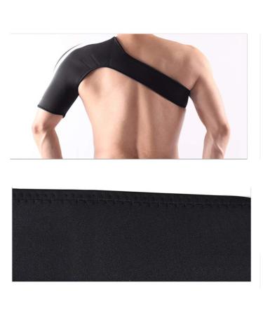 Buy Adjustable Elastic Shoulder Support Brace for Men & Women | Breathable Neoprene Compression Sleeves | Posture Corrector Strap for Optimal Back Support - Buy Online on GoSupps.com