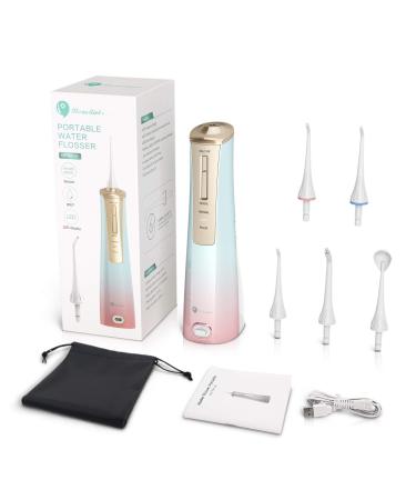 Rechargeable Cordless Water Tooth Flosser - Portable Oral Irrigator with 3 Modes & 5 Jet Tips, IPX7 Waterproof for Home & Travel - Buy Online on GoSupps.com