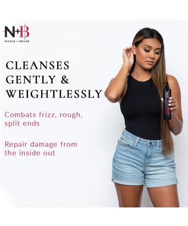 N+B Core Collection Shampoo 10oz | Paraben-Free Hydrating & Strengthening | For All Hair Types | Made in the USA - Buy Online on GoSupps.com
