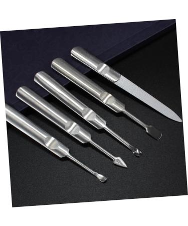 POPETPOP Nail Tools cuticle pusher cuticle trimmer removal fork manicure tools dead skin fork dead skin remover Stainless steel Nail Polish Remover - Buy Online on GoSupps.com