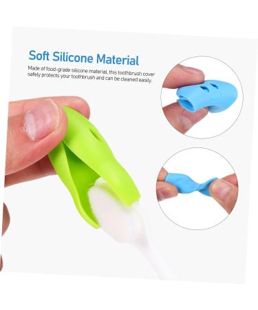 FRCOLOR 12pcs Toothbrush Cases - Protective Silicone & Wooden Pumpkin Cutouts | Travel Brush Covers & Stickers - Buy Online on GoSupps.com