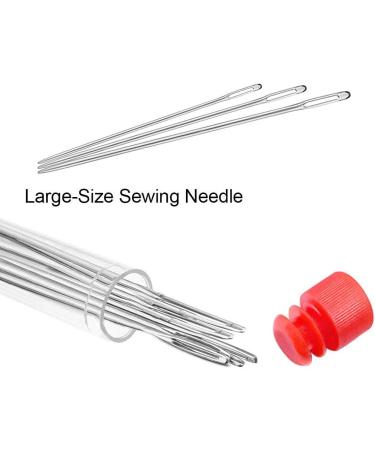 9 PCS Large Eye Stitching Needles - For Crafting and Sewing Projects | 3 Sizes 3.5-4.9inch Big Eye Hand Sewing Needles - Buy Online on GoSupps.com