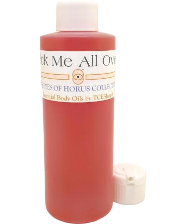 Lick Me All Over Scented Body Oil Fragrance Flip Cap - Red - 4 oz. - ID#117179 4 Fl Oz (Pack of 1)