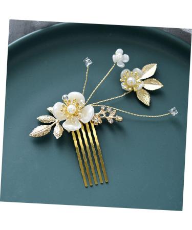 FRCOLOR 6 Sets hair accessories Bride Hair Comb Wedding Bride bridal headpieces for wedding Bride Hair Decor Wedding Hair Pin hair decorations flowers Zinc alloy bridesmaid flower head - Buy Online on GoSupps.com