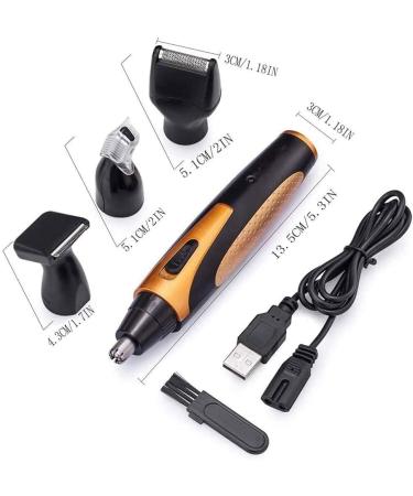 KouRy Multifunctional Portable Rechargeable Trimmer - Beard Mustache Hair & Nose Grooming Tool - Buy Online on GoSupps.com