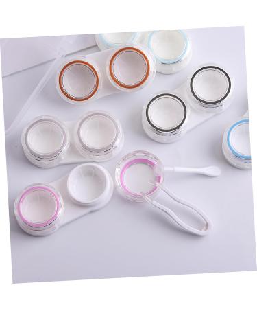 Healeeved Contact Lens Container Set Travel-Friendly Glass Pearls Storage Case for Lens Care & Soaking - Buy Online on GoSupps.com