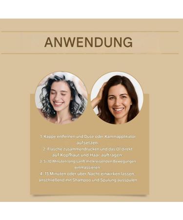 Yonuaret Hair oil 100 ml firming oil care spray nongreasy invigorating hair care for women and men at home damage - Buy Online on GoSupps.com