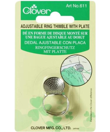 CLOVER Ring Thimble with Plate - Top Quality Sewing Tool - Buy Online on GoSupps.com