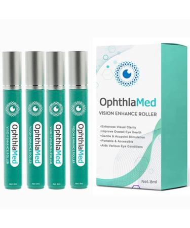 GFOUK OphthlaMed Vision Enhance Roller Relieve Eye Strain Enhances Visual Clarity - 1PCS/8mm (4pcs)