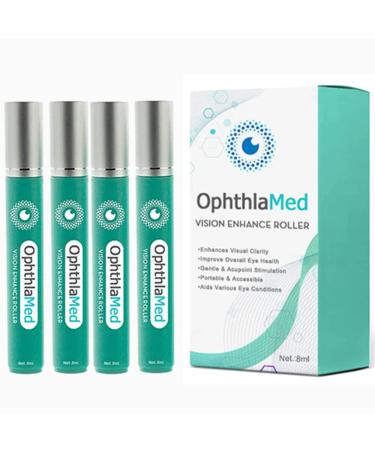 GFOUK OphthlaMed Vision Enhance Roller Relieve Eye Strain Enhances Visual Clarity - 1PCS/8mm (4pcs)