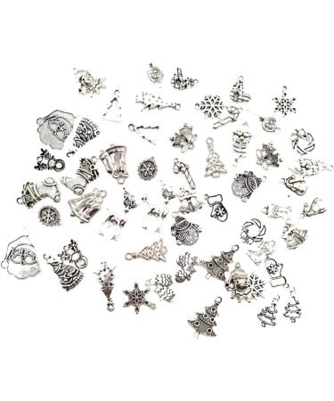 TEHAUX 216 Pcs Alloy Hanging Pendant Snowflake Charm Pendant Christmas Hanging Pendant Accessories - Buy Online on GoSupps.com